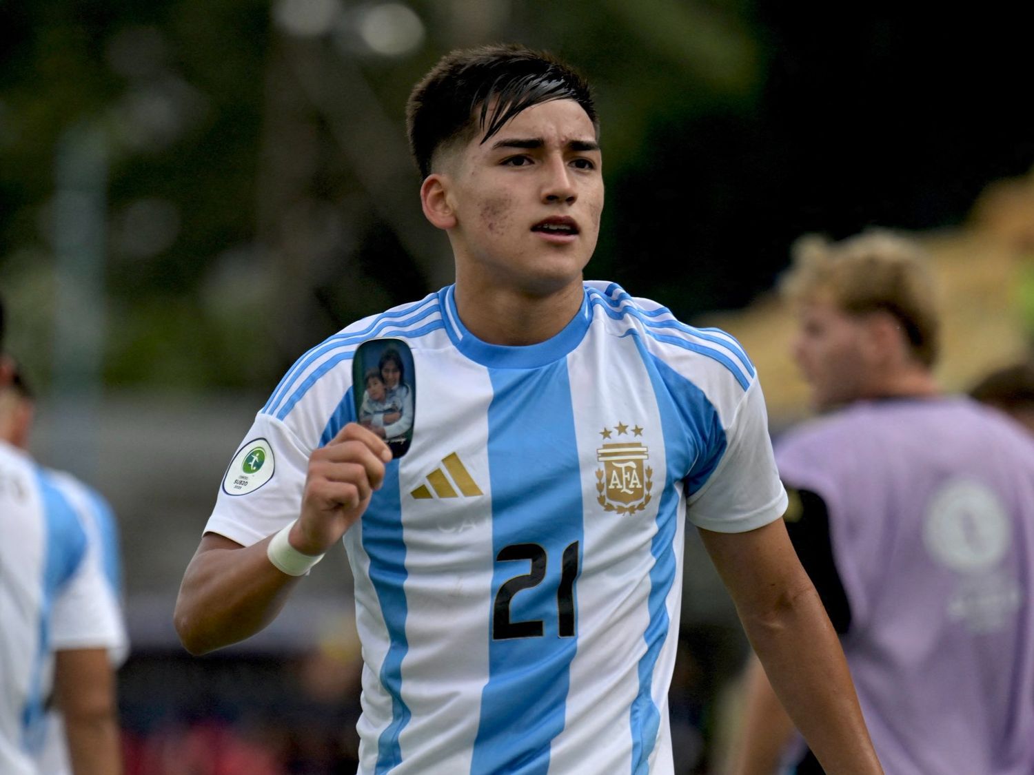 Subiabre, autor del gol del triunfo ante Colombia en la última fecha.