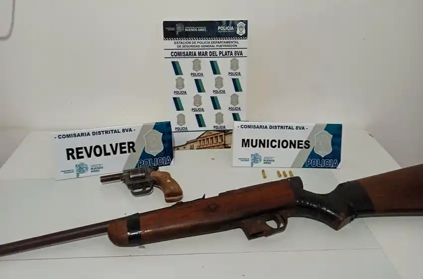 Allanaron una vivienda por el robo de ladrillos y encontraron armas