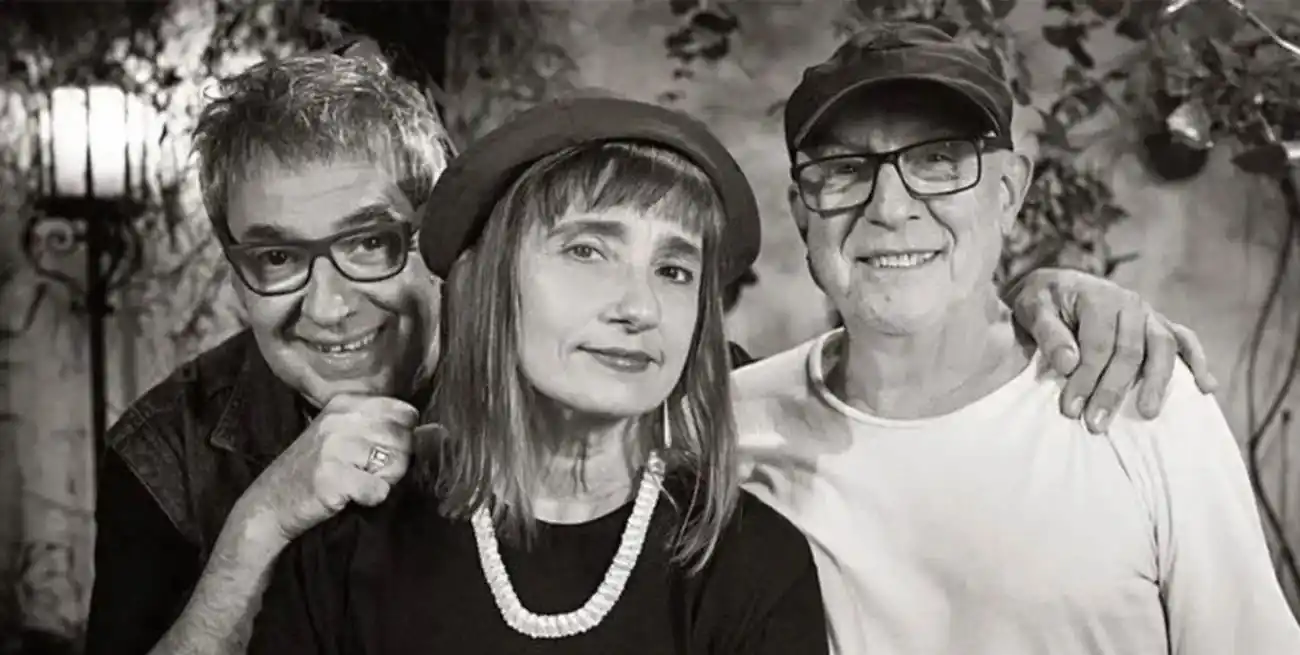 Lito Vitale, Hilda Lizarazu y Juan Carlos Baglietto: compañeros que se suman a una nueva causa solidaria. Foto: Archivo El Litoral