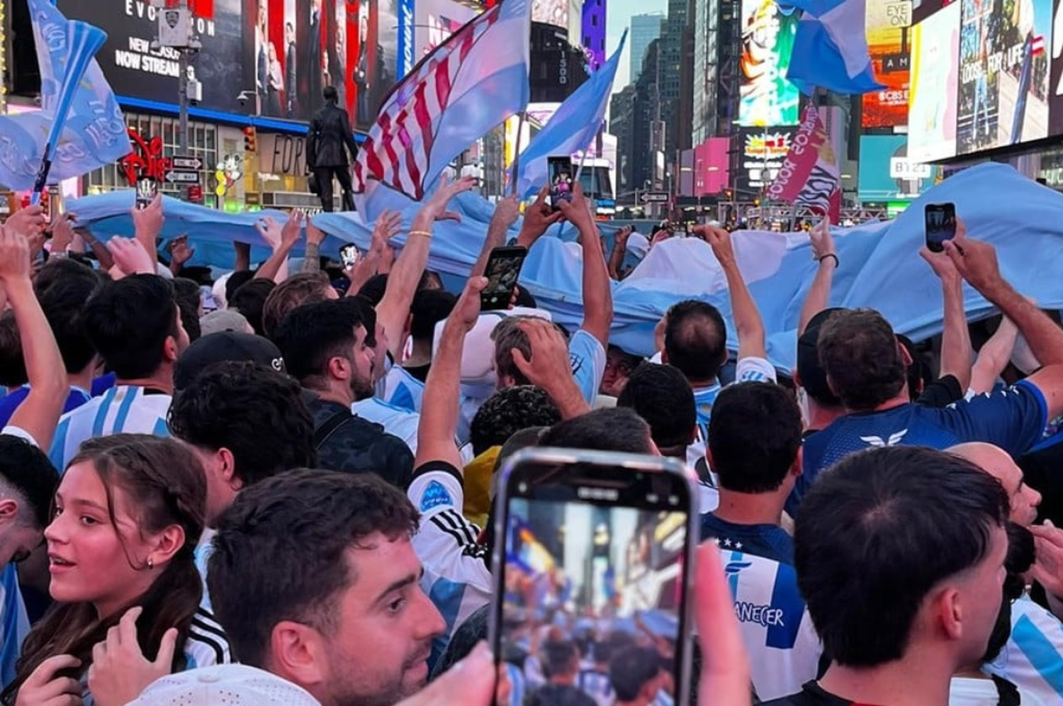 Copa América: la pasión argentina inunda Manhattan