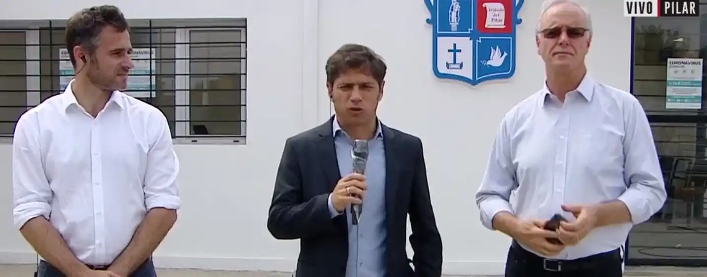 Kicillof inauguró centro de salud exclusivo para coronavirus en Pilar