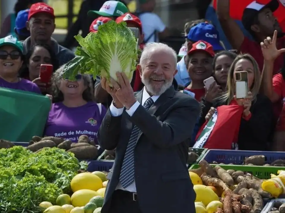 Lula da Silva, presidente de Brasil.