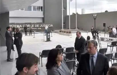 El Fiscal General Marcelo Sobrino  estuvo presente en la inauguración del Polo Judicial de Olavarría