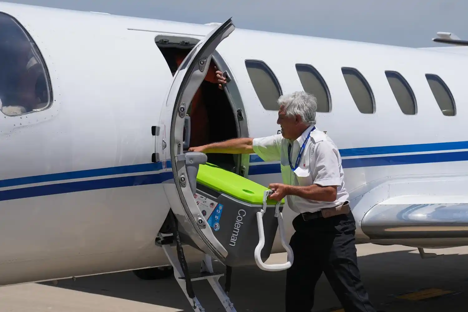 La tterminal aérea recibió su primer vuelo que trasladó a un equipo de ablacionistas que, junto al Cudaio, participó de un proceso de donación multiorgánica.