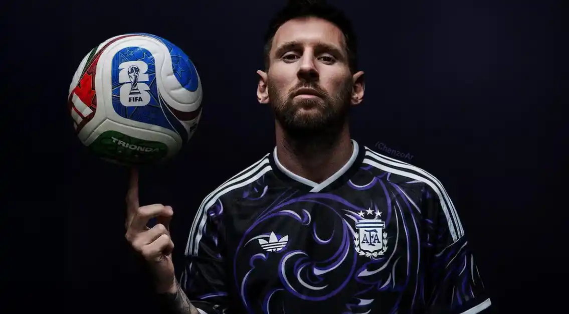 Así es la nueva camiseta de Argentina.