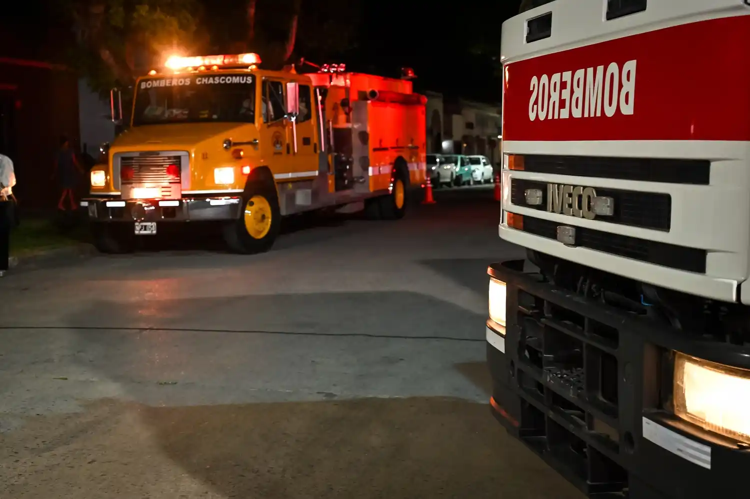 Bomberos Voluntarios controlaron un incendio en un complejo turístico de Lomas Alta