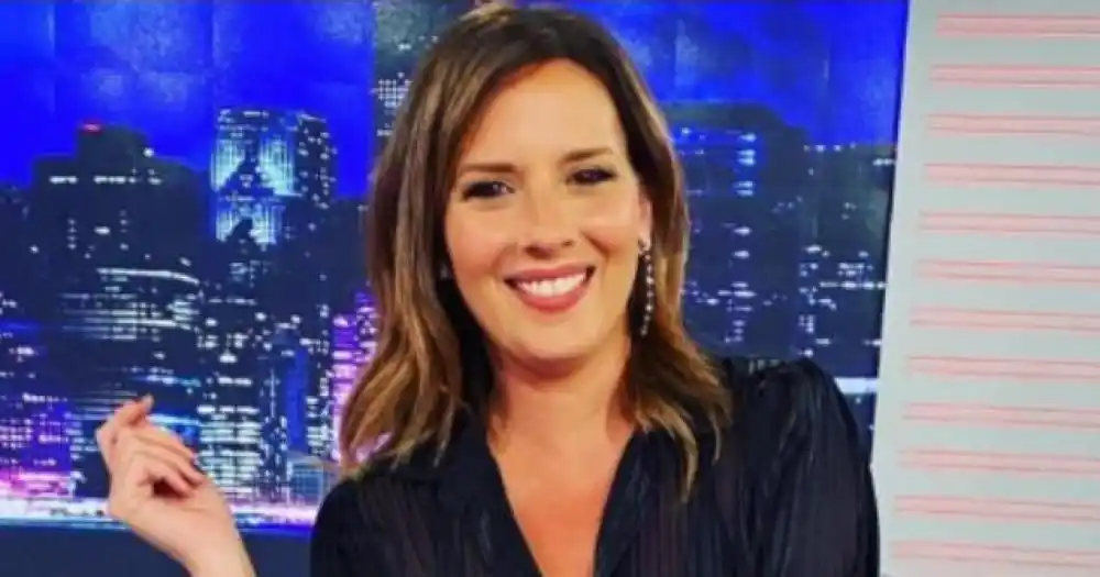 Soledad Larghi se despidió de América Noticias en la recta final de su embarazo