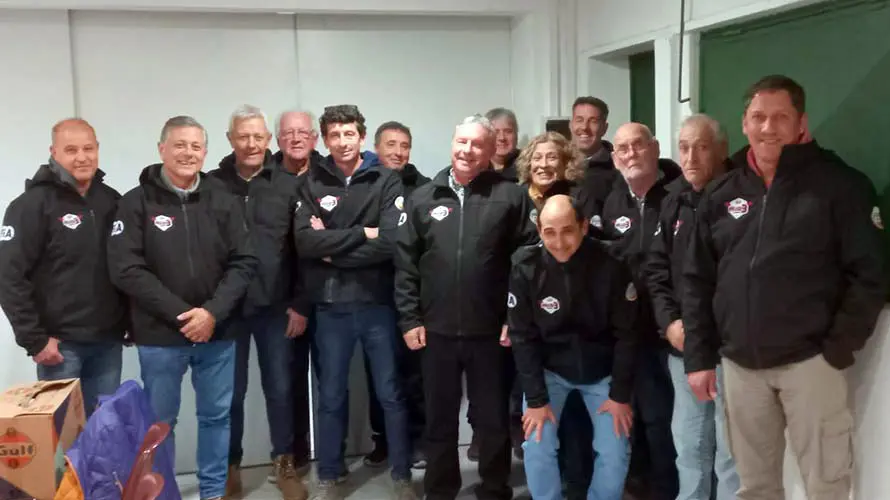 Unidos. Así se mostraron al término de la asamblea donde se eligió presidente a Juan Carlos Traversa, en la FRAD Nro. 3 del Sudeste
