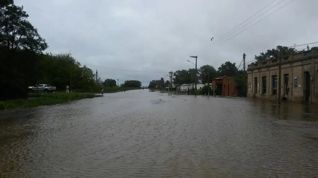 Parajes como De  la Canal quedaron bajo agua