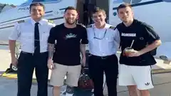 El entrerriano que pilotea el avión privado de Lionel Messi