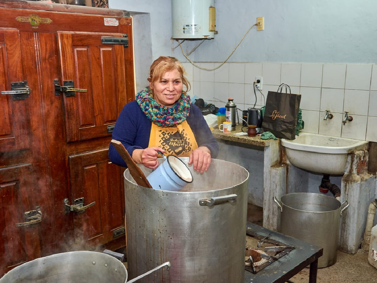 Vecina de Morteros prepara una Chocotorta de 100 kilos para los 128 años de la ciudad