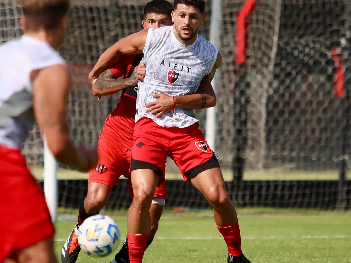 García anotó para Newell’s. (Foto de prensa de Newell's).