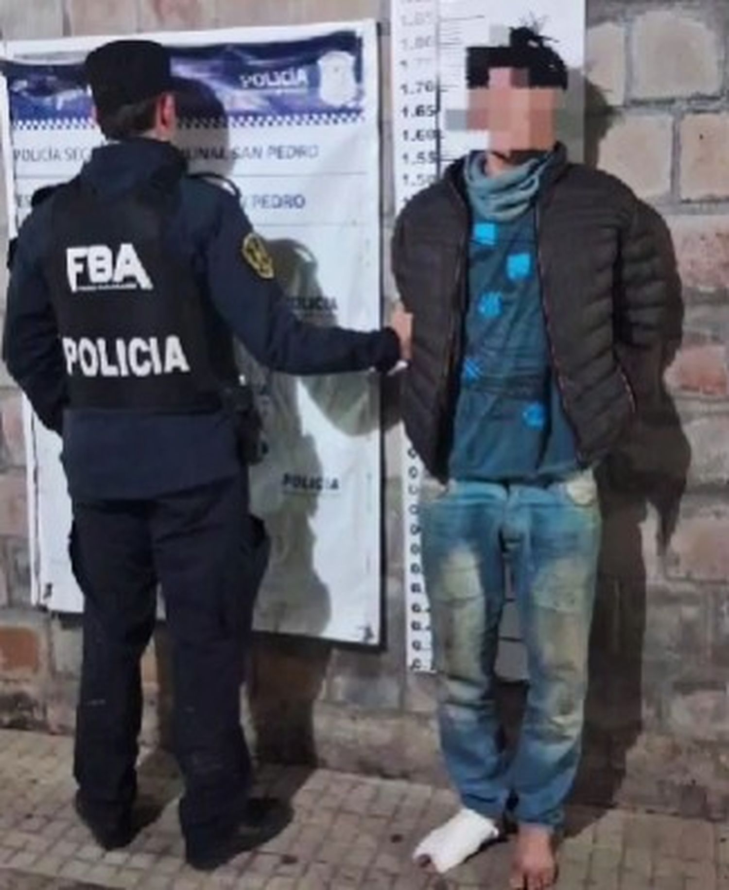 hombre araña detenido