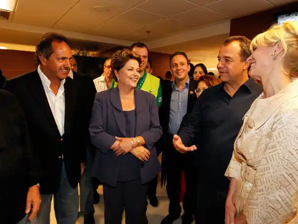 Scioli con Dilma Rousseff, Lula y Cabral participaron de la reinauguración del Estadio Maracaná