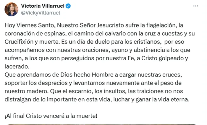 Un tweet que encendio la polemica
