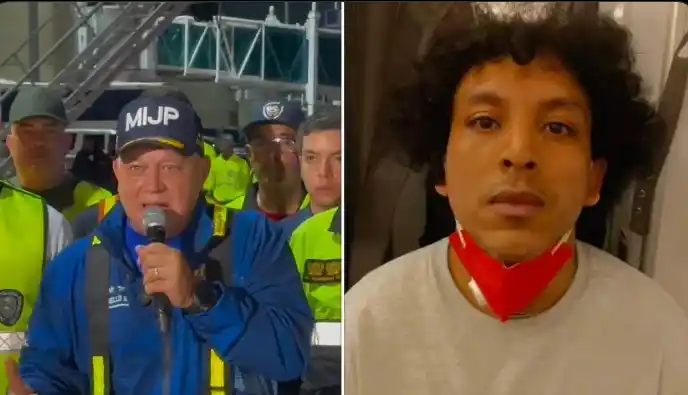 Diosdado Cabello confirma que LEITO OFICIAL está entre los deportados que llegaron el #28Mar (+Videos)