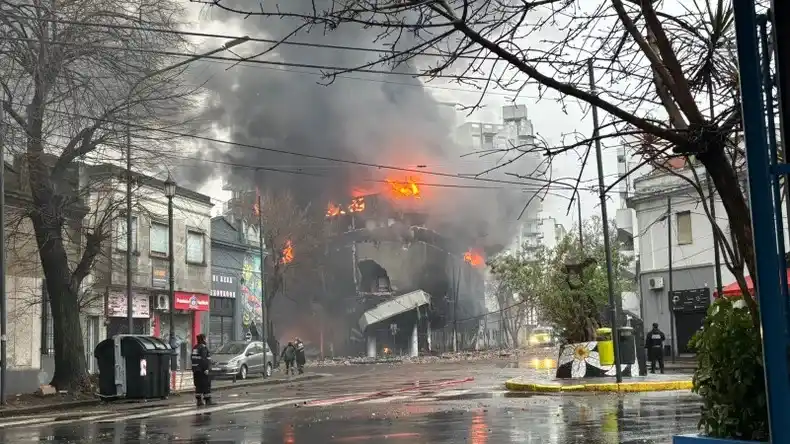 El depósito se desplomó aunque no hubo que lamentar heridos