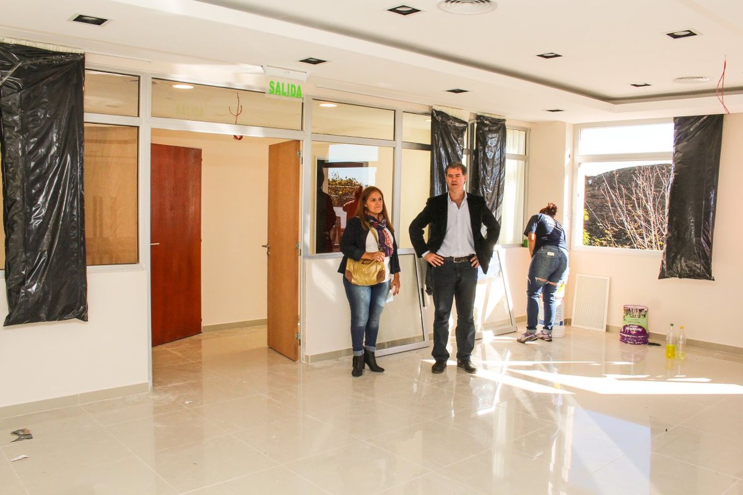 Piaggio recorrió el nuevo edificio de UTHGRA próximo a inaugurarse