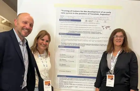 Un médico argentino presentó en Portugal un proyecto en intervención temprana