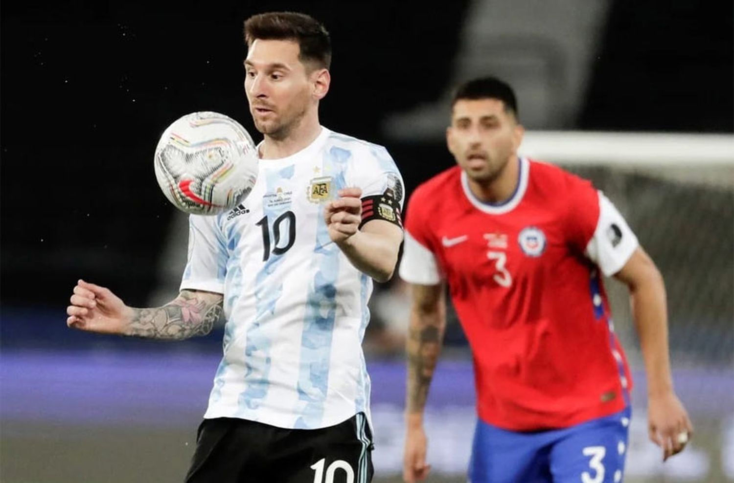 Argentina mereció más pero igualó ante Chile en el debut de la Copa América