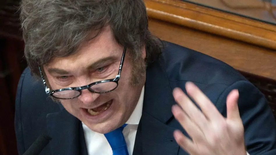 Durísimo discurso de Milei ante la asamblea legislativa
