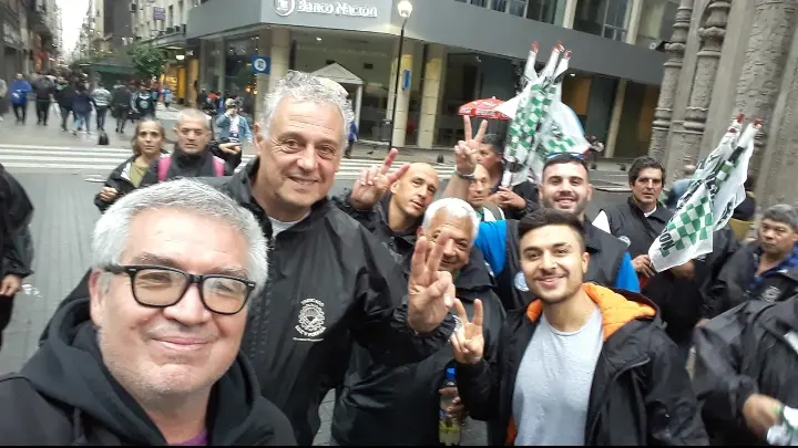 «Chelo» Rivero en el acto de Cristina