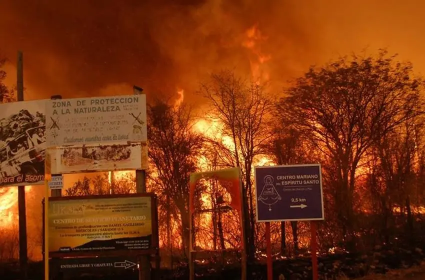Los incendios afectan a 11 provincias y el 95 por ciento son por acción humana