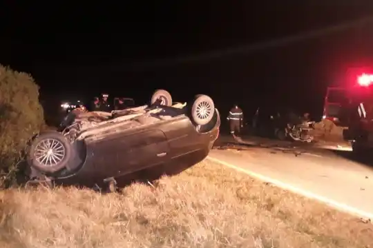 Dos muertos en un choque frontal en la ruta 47