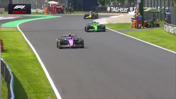 El reemplazo de Colapinto quedó último y protagonizó un vertiginoso trompo en la práctica del Gran Premio de Italia