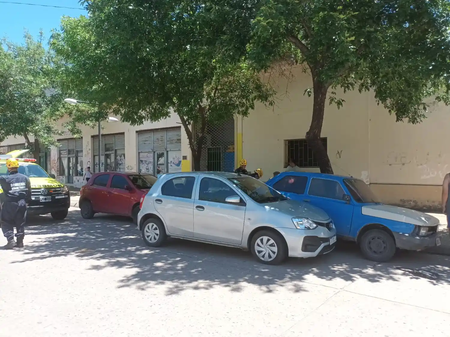 Triple choque en el centro de Venado Tuerto.