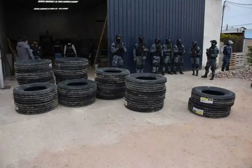 En allanamiento hallan cubiertas nuevas valuadas en $1.300.000