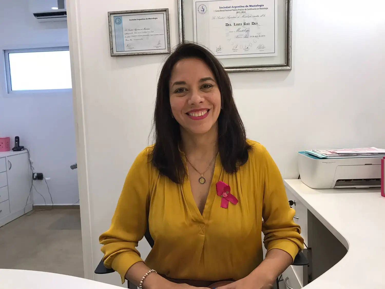 Laura Ruíz Díaz, miembro titular de la Sociedad Argentina de Mastología.