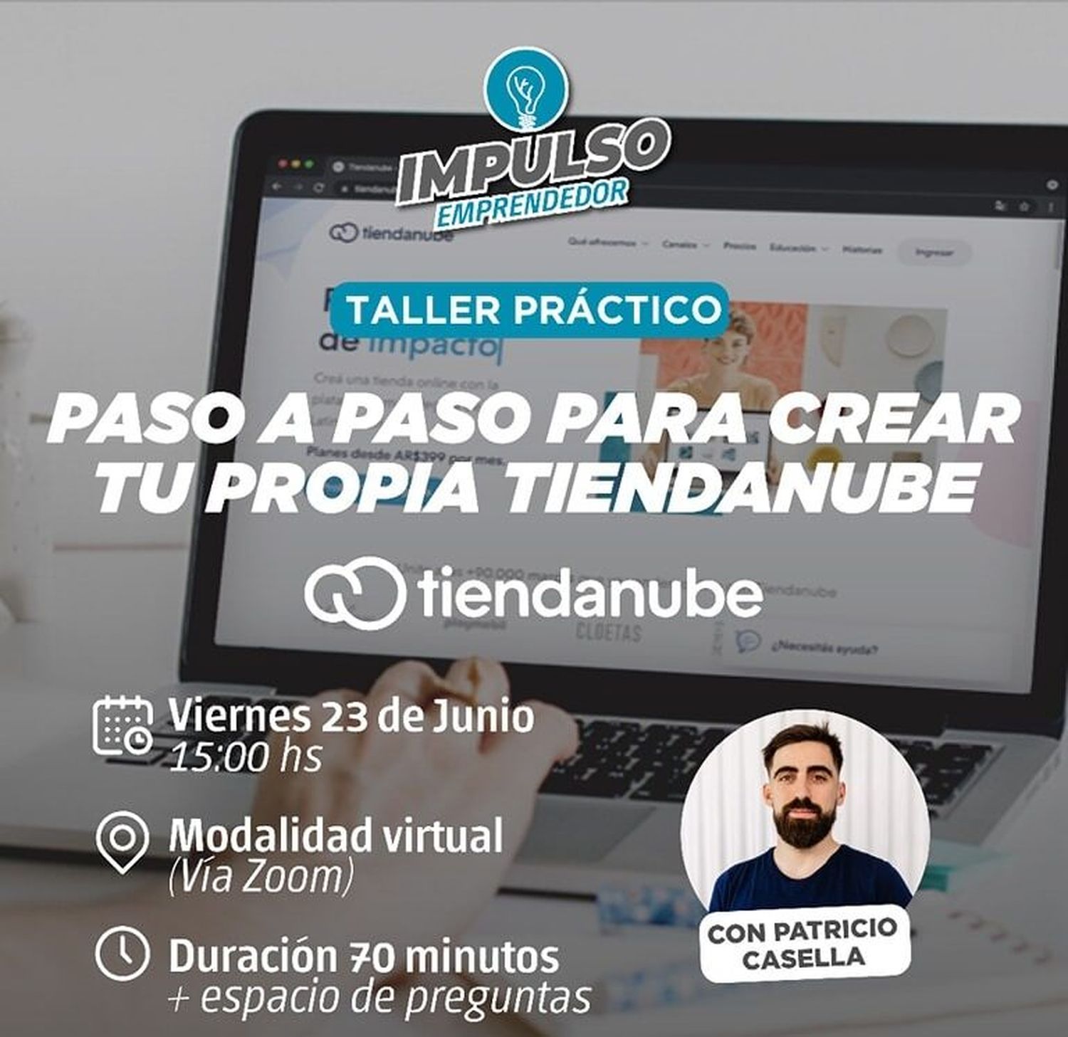 Capacitación virtual para crear “tu propia TiendaNube”