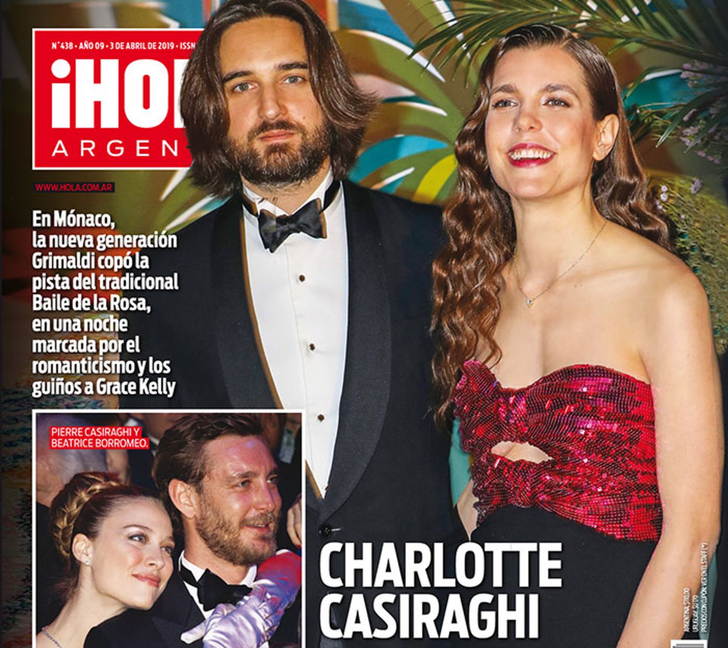 Charlotte Casiraghi reapereció con Dimitri en ¡Hola! Argentina