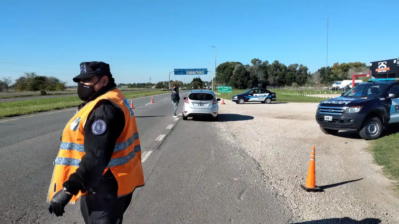 La D.U.O.F Chascomús intensificó controles en Ruta 2 con motivo de las vacaciones de invierno