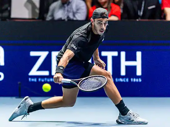 Francisco Cerúndolo avanzó a la segunda ronda en el Master de París.Foto:AP