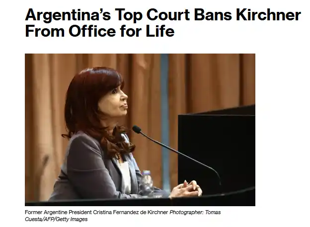 cristina kirchner diarios del mundo