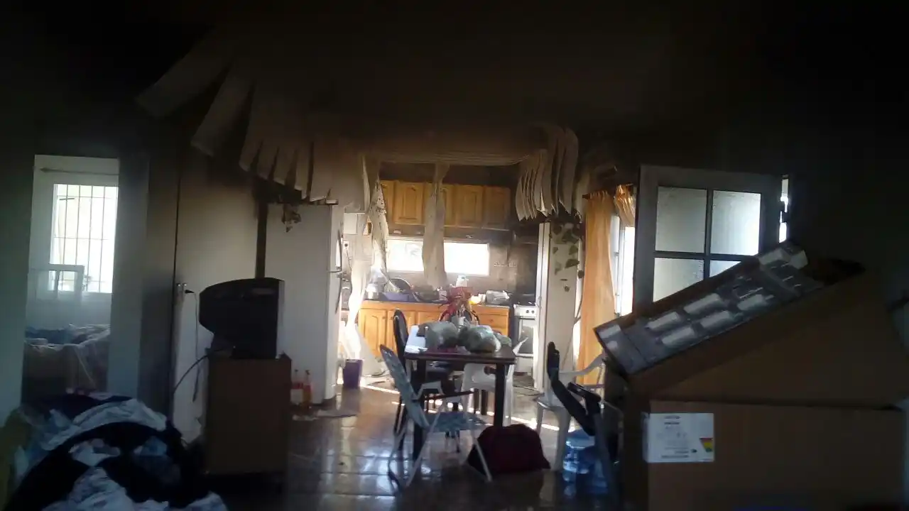 Incendio en una vivienda