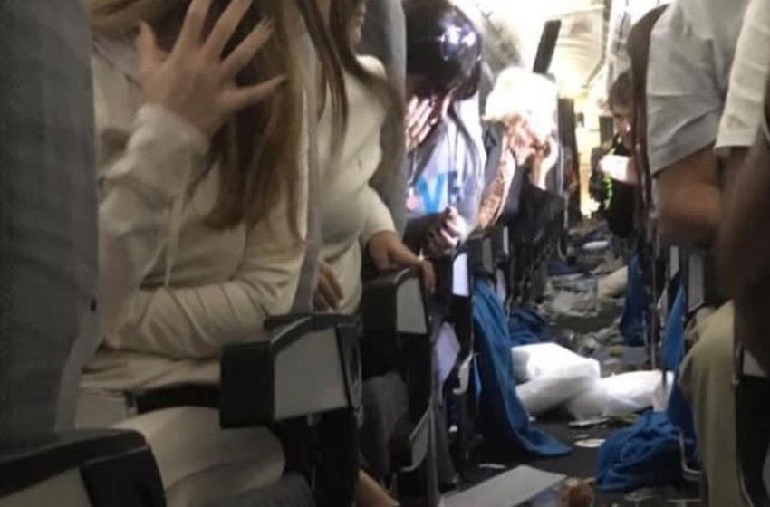 Video: 15 heridos tras una tremenda turbulencia en un vuelo que volvía de Miami