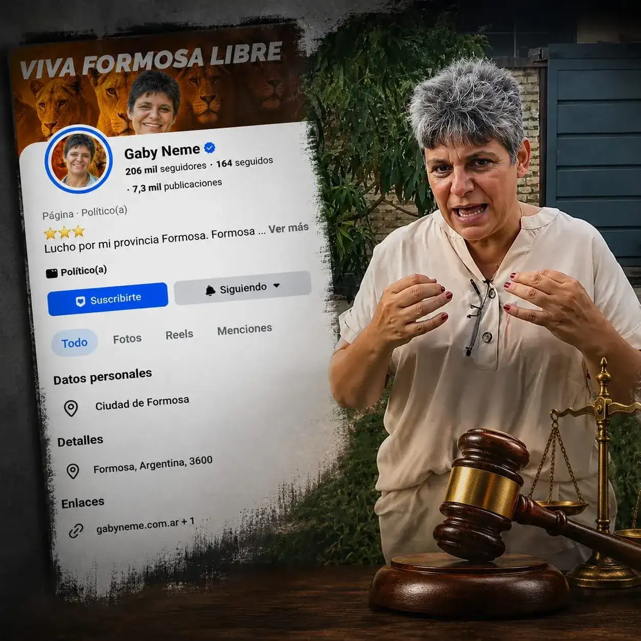 La Justicia ordenó a Neme eliminar publicaciones en redes por considerar afectados derechos al honor y la intimidad