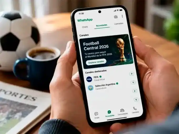 Centro de Fútbol 2026: la nueva función de WhatsApp para vivir el Mundial sin salir de la app
