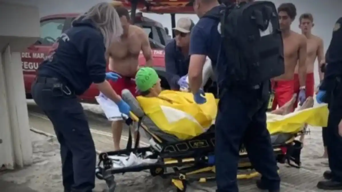 Nadador sobrevivió a la mordida de un tiburón al propinarle un puñetazo en la cara