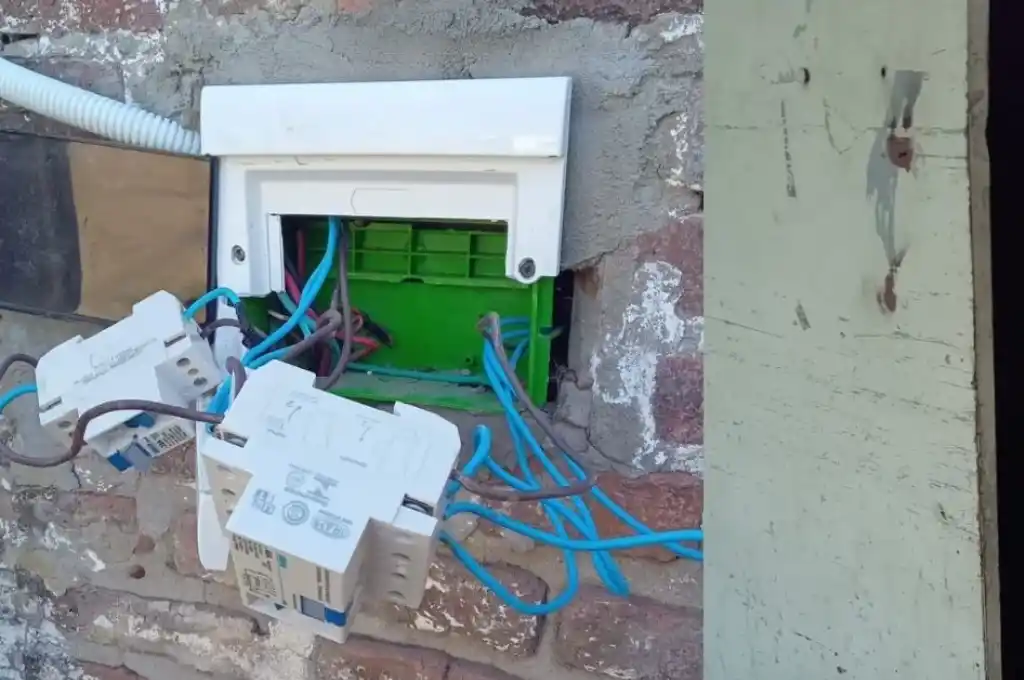 Algunos de los destrozos realizados