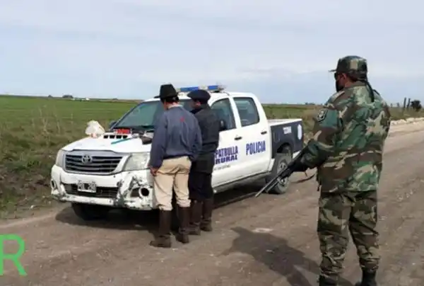 Los atrapan en un camino vecinal con una escopeta