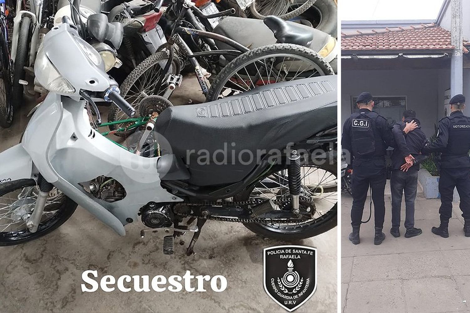 La policía lo intentó detener, huyó pasando semáforos en rojo y contramano, pero no llegó muy lejos