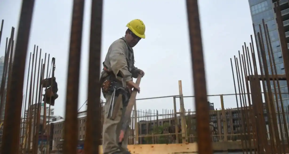 La construcción experimentó un dinamismo de +0,2%. Crédito: Flavio Raina.