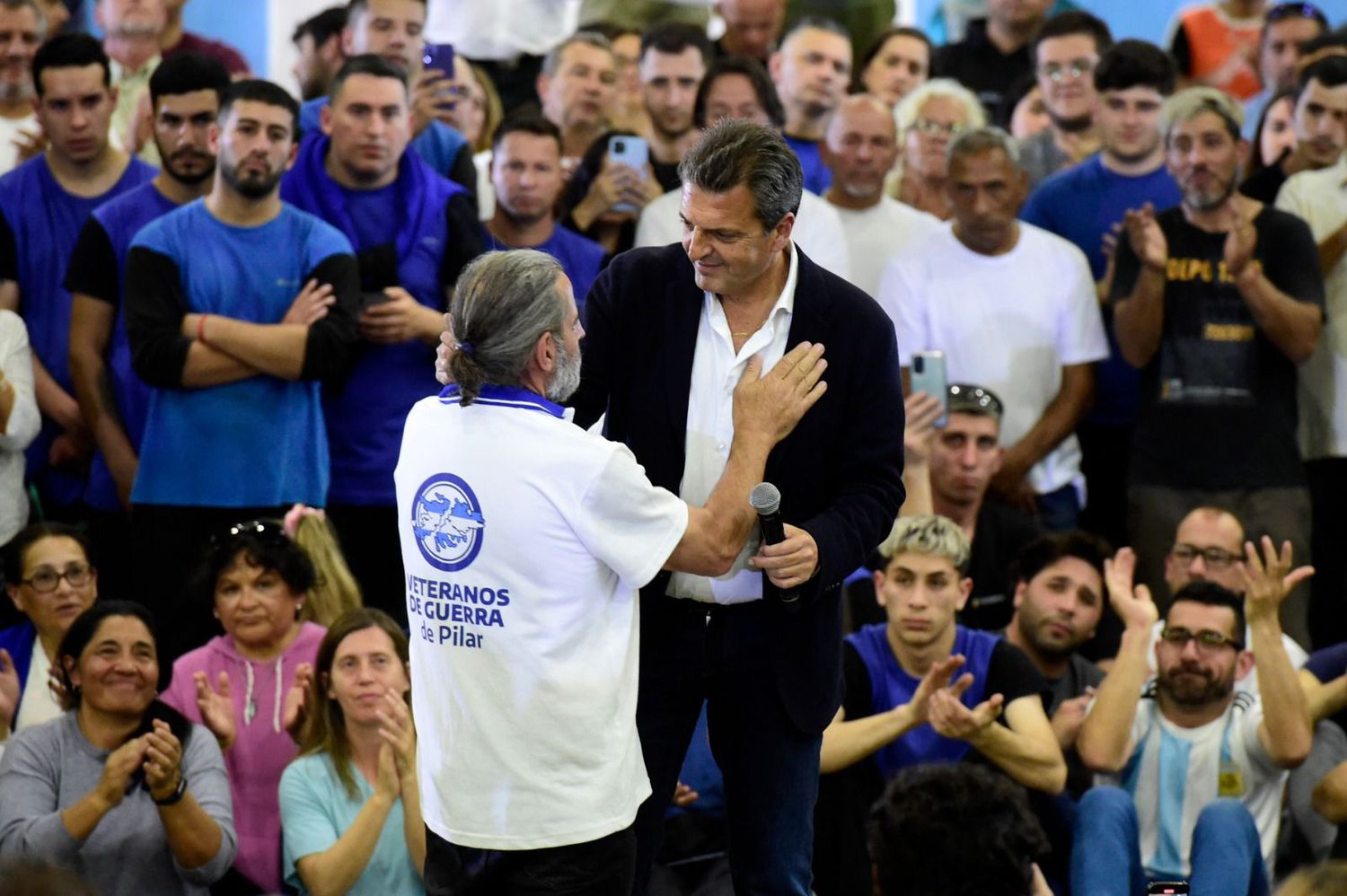 Sergio Massa, en el cierre de la campaña.