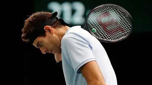 Del Potro perdió con Isner y no clasificó directo al Masters