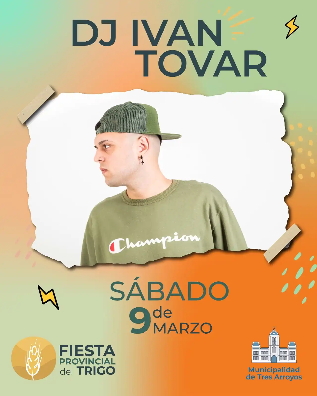 El DJ Ivan Tovar, hará presencia en el escenario mayor