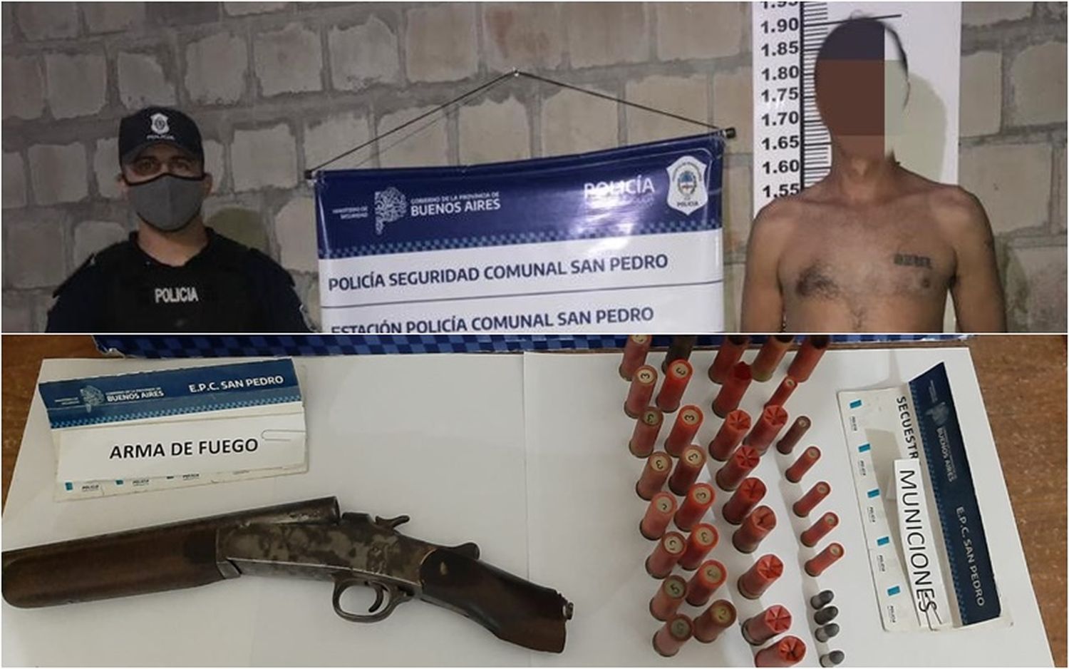 Festejaba su cumpleaños a los tiros, arrojó una molotov a una casa y terminó preso